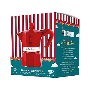 Bialetti Moka Express Winter Wonderland 3tz красный