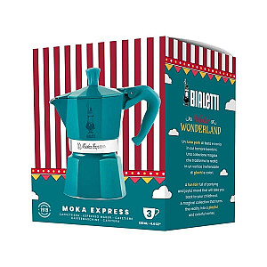 Bialetti Moka Express Winter Wonderland 3tz бирюзовый