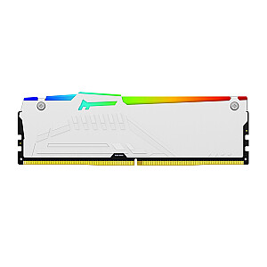 Kingston Technology FURY Beast 16 ГБ 6400 МТ/с DDR5 CL32 DIMM Белый RGB XMP