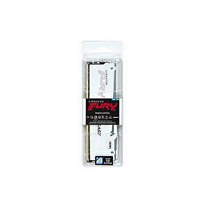 Kingston Technology FURY Beast 16 ГБ 6400 МТ/с DDR5 CL32 DIMM Белый RGB XMP