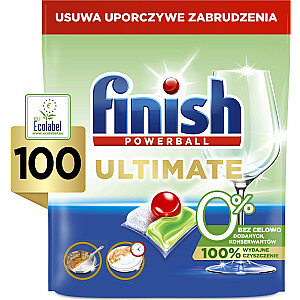 Finish Finish Ultimate 0% Indaplovės kapsulės Ecological ECO 100 vnt.