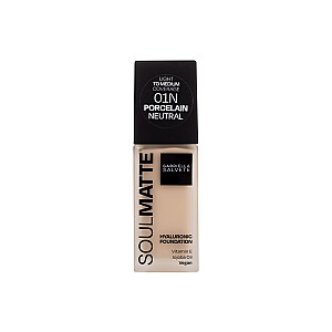 Hyaluronic Foundation Soulmatte 01N Porcelain Neutral 30ml