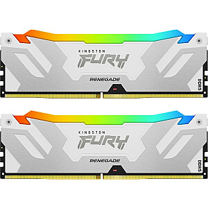 Atmintis Kingston Fury Renegade RGB, DDR5, 48 GB, 8400 MHz, CL40 (KF584CU40RWAK2-48)