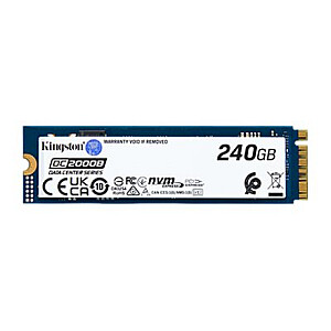 Kingston SSD | DC2000B | 240 GB | SSD formos koeficientas M.2 2280 | Kietojo kūno disko sąsaja PCIe NVMe Gen 4.0 (x4) | Skaitymo greitis 4500 MB/s | Rašymo greitis 400 MB/s