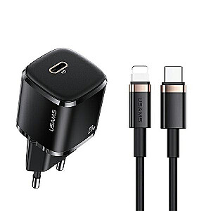 1 сетевое зарядное устройство USB-C T36, 20 Вт + кабель быстрой зарядки Lightning PD3.0