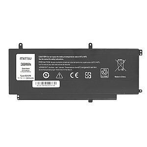 Аккумулятор D2VF9 Dell Vostro 14 5459 Inspiron 15 7547 3400 мАч (38 Втч) 11,1 В (10,8 В)