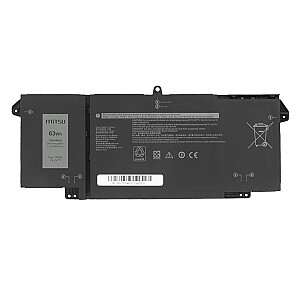 Аккумулятор 7FMXV для Dell Latitude 5320 7320 7420 7520 - 15.2V 4144 мАч (63 Втч) 15.2V