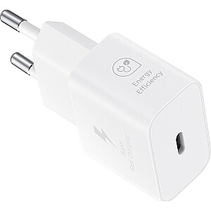 Зарядное устройство Samsung Samsung EP-T2510NWEGWW GaN USB-C 25W SFC зарядное устройство - белое