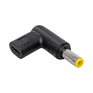 Adapter 5.5 X 2.5 wtyczka do zasilacza uniwersalnego AK-ND-C01 USB-C / 5.5 X 2.5 mm 