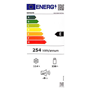 Samsung RB33B610ESA Отдельно стоящий 344 LE Графит, Металлик