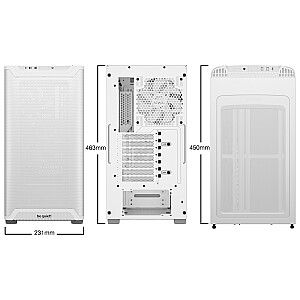 tylėk! PURE BASE 501 Airflow White Midi bokštas