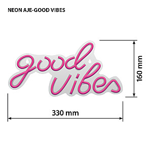 Активированная светодиодная неоновая вывеска AJE-NEON VIBES