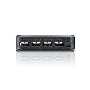 Urządzenie 4-portowe USB 3.2 Gen1 do współdzielenia urządzeń peryferyjnych