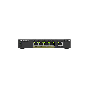 GS305P-300EUS Гигабитный 5-портовый неуправляемый коммутатор SOHO PoE+ серии 300