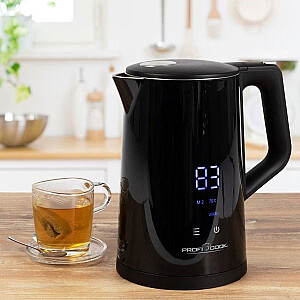 ProfiCook PC-WKS 1243 electric kettle 1.7 L 2200 W Black