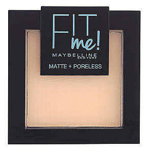 MAYBELLINE Fit Me Matte Poreless Pressed Powder компактная пудра для лица 104 Soft Ivory 9 г