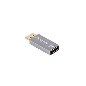 Adapter Displayport(M)- HDMI(F)4K srebrny