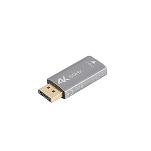 Adapter Displayport(M)- HDMI(F)4K srebrny