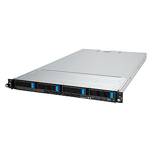 Платформа Asus Rack (1U) RS500A-E12-RS4U AMD Epyc 9004 (4x Nvme, 2xM.2, 2xGPU, 2x1Gbe, IPMI, 1+1 800 Вт)