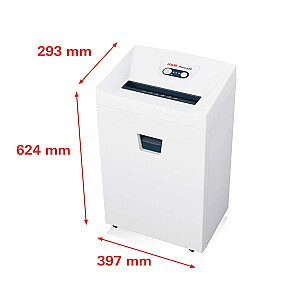 Smulkintuvas HSM Pure 420, 35 l, 3,9 mm