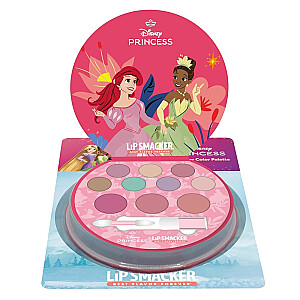 LIP SMACKER SET Палитра теней для детей Disney Princess Shimmer Color Palette с аппликатором