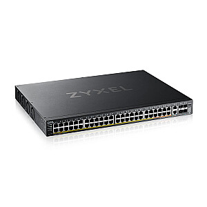 Przełącznik zarządzalny XGS2220-54HP-EU0101F L3 600W PoE, 40xPoE+/10xPoE++, 48x1G RJ45 2x10mG RJ45, 4x10G SFP+ 