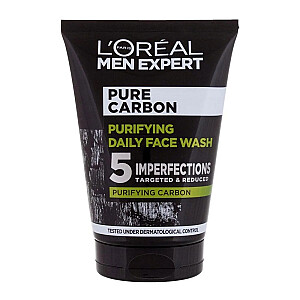 L'OREAL Men Expert valomasis veido gelis nuo netobulumų Pure Charcoal 100ml