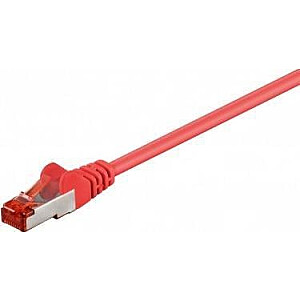 Goobay Wentronic Intellinet - Patch kabelis - RJ-45 (M) - RJ-45 (M) - 2 m - SFTP - CAT 6 - su pakrovimu, be Haken - raudonas (344180)