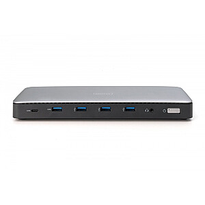 Stacja dokująca USB Typ C 13-portów 3x HDMI 2x DisplayPort 4K/60Hz DC-Jack 150W