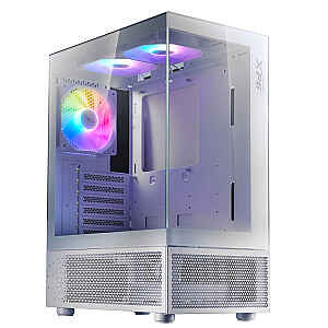 XPG INVADER X MINI KOMPAKTES MID-TOWER-CASE Baltas