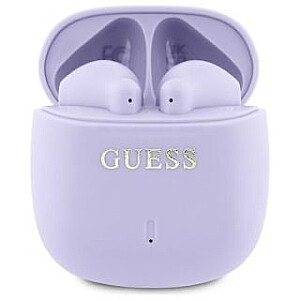 Guess Bluetooth-наушники GUTWSJ14ESGU TWS +печатный классический логотип фиолетового цвета