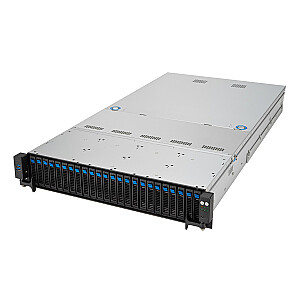 ASUS RS520A-E12-RS24U lizdas SP5 stovas (2U) pilkas