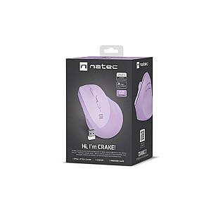 Беспроводная вертикальная мышь Crake 2 Pure Lavender 