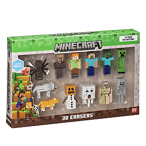 MINECRAFT 3D ЛАСТИКИ - 12 УПАКОВОК DELUXE BOX