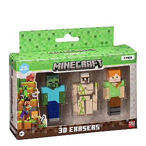 3D MINECRAFT TRINTUTĖS – 3 RINKINYS C VERSIJA