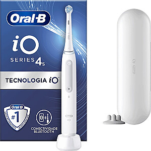 Oral-B iO 4S Зубная щетка для взрослых с вибрацией, белая