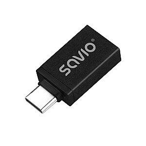 Адаптер USB-A 3.1 (F)-USB-C 3.1 (M) AK-80 