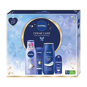 NIVEA SET Creme Care krem do rąk 100ml + żel pod prysznic 250ml + antyperspirant roll-on 50ml + mleczko do ciała 250ml