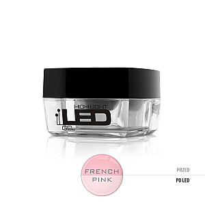 SILCARE High Light Led Gel, однофазный гель для ногтей French Pink средней густоты, 15 г