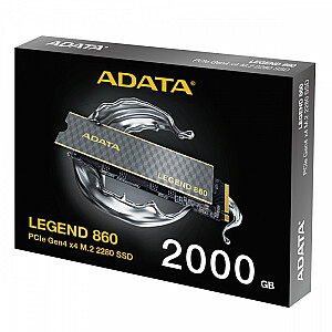 Твердотельный накопитель Adata Dysk LEGEND 860 2 ТБ PCIe 4x4 6000/5000 МБ/с M.2