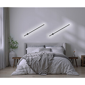 LED sieninis šviestuvas Activejet AJE-HILTON Black NW