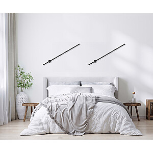 LED sieninis šviestuvas Activejet AJE-HILTON Black NW