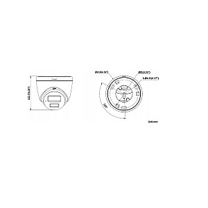 Kamera IP HIKVISION DS-2CD1367G2H-LIU(2.8mm)