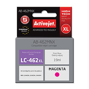 Activejet AB-462BNX Ink for Brother printer, Replacement Brother LC-462XLBK; Supreme; 64 ml; black.