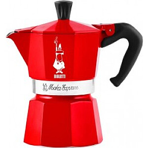 Bialetti Moka Express Nutcracker 3tz czerwona