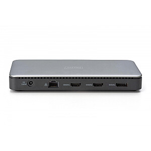 Stacja dokująca USB Typ C 11-portów 2x HDMI 1x DisplayPort 4K/60Hz DC-Jack 150W 