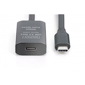 Активный удлинительный кабель USB-C — USB-C, USB 3.2 Gen1, 5 Гбит/с, 5 м 