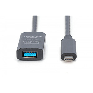 Активный USB-C — удлинительный кабель USB-A, USB 3.2 Gen 2, 10 Гбит/с, 5 м