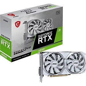 Видеокарта MSI GeForce RTX 3050 Ventus 2X XS OC White 8 ГБ GDDR6