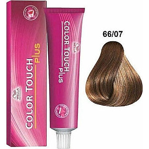 Wella Professionals Wella Professionals, Color Touch Plus, безаммиачная полуперманентная краска для волос, 66/07 темно-русый натуральный интенсивный каштановый, 60 мл для женщин